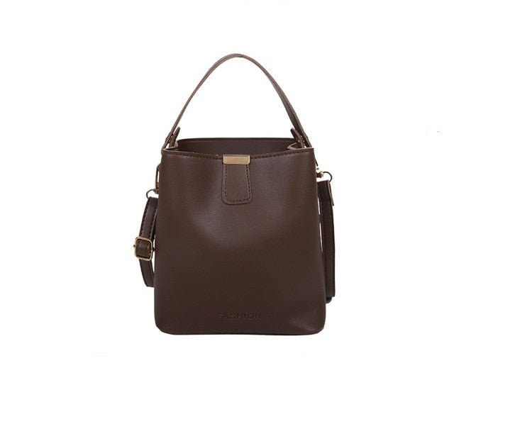 Strathberry Lana Midi Bucket Bag - Brown Bucket Bags, Handbags