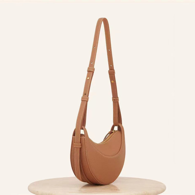 Embrace Elegance: The Luna Leather Hobo Handbag