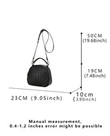 Knitted Series: Versatile Genuine leather Shoulder Bag - Julie bags