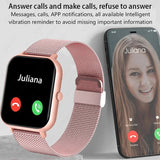 Women's Call Smart Watch – Custom Dial, Waterproof, Bluetooth, Music Control - Julie bags