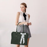 Elegant Floral Laptop Tote Bag - Julie bags