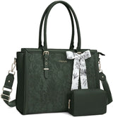 Elegant Floral Laptop Tote Bag - Julie bags