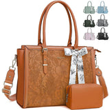 Elegant Floral Laptop Tote Bag - Julie bags