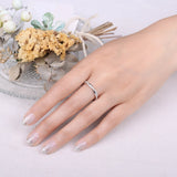 Infinity Love Moissanite Band Ring – 925 Sterling Silver Stackable Rope Design Ring for Women - Julie bags