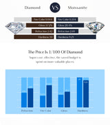 1CT Moissanite Pendant Necklace – 925 Sterling Silver Dainty Prong Setting Necklace for Women - Julie bags
