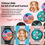 Luxury Smart Watch Women – HD, Bluetooth Call, Heart Rate, Waterproof - Julie bags