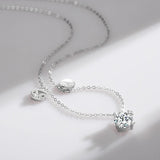 Scorpio Zodiac Charm Necklace – Rainbow Zirconia 925 Sterling Silver Birthstone Pendant for Women - Julie bags