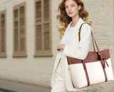 PU Leather Laptop Tote – Women’s Work Bag - Julie bags