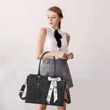Elegant Floral Laptop Tote Bag - Julie bags