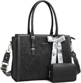 Elegant Floral Laptop Tote Bag - Julie bags
