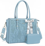 Elegant Floral Laptop Tote Bag - Julie bags