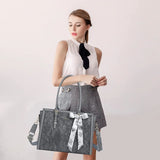 Elegant Floral Laptop Tote Bag - Julie bags