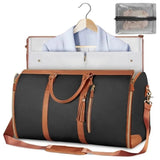 2 - in - 1 Garment Duffel Bag for Travel – Convertible Carry - On Suit Bag with Shoulder Strap - Julie bags