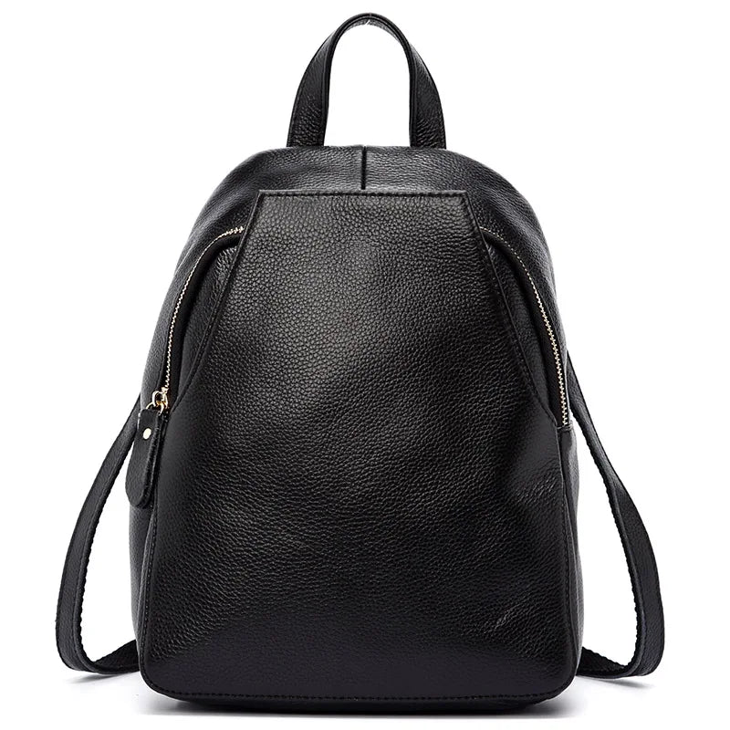 Women's Genuine Leather Anti-Theft Backpack – Small & Elegant – Julie bags