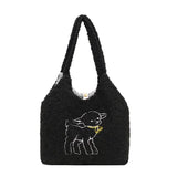 Lamb Canvas Handbag - Julie bags