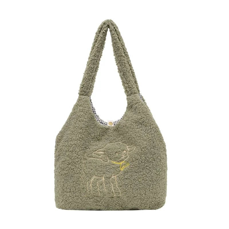 Lamb Canvas Handbag - Julie bags