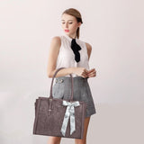 Elegant Floral Laptop Tote Bag - Julie bags