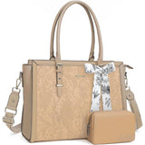 Elegant Floral Laptop Tote Bag - Julie bags
