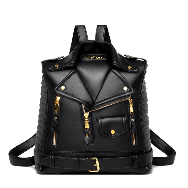 Premium Leather Backpack: Stylish and Functional - Julie bags