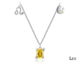 Scorpio Zodiac Charm Necklace – Rainbow Zirconia 925 Sterling Silver Birthstone Pendant for Women - Julie bags