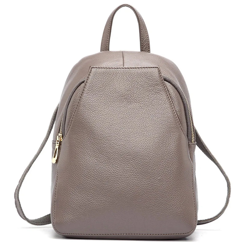 Women's Genuine Leather Anti-Theft Backpack – Small & Elegant – Julie bags