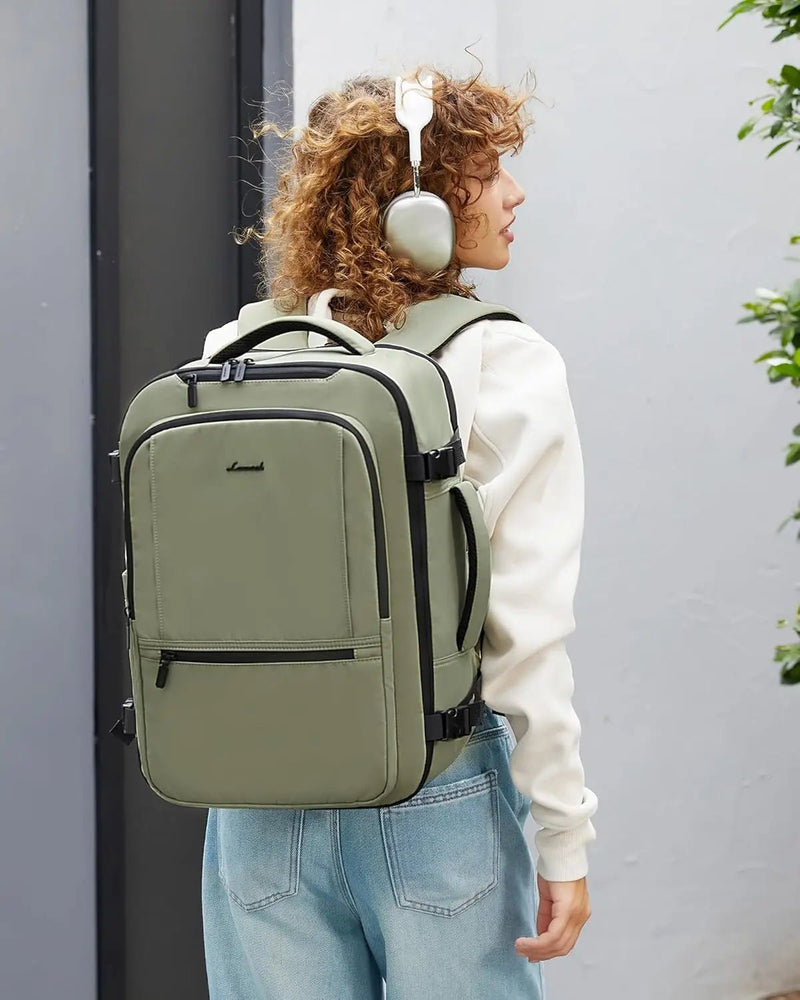 40L Travel Backpack Carry On, Airline Approved with Laptop Compartment & Packing Cubes