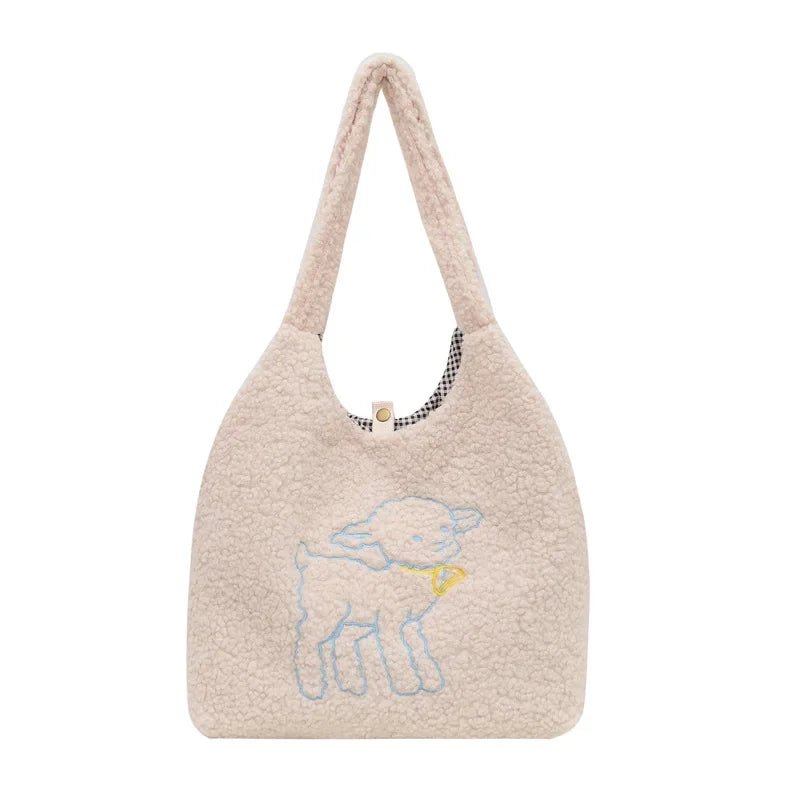 Lamb Canvas Handbag - Julie bags