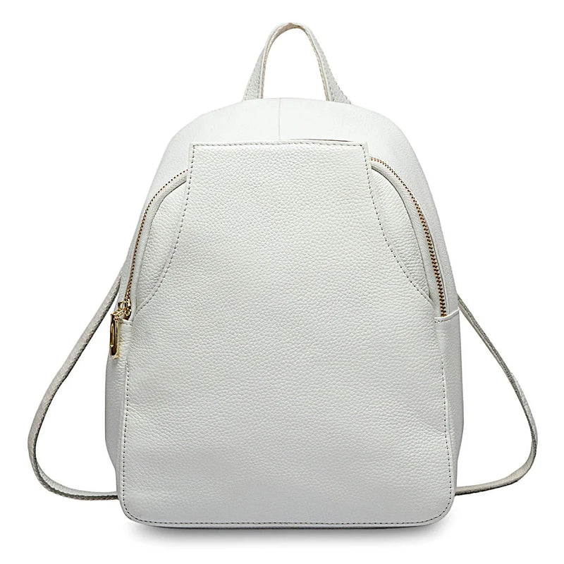 Women's Genuine Leather Anti-Theft Backpack – Small & Elegant – Julie bags