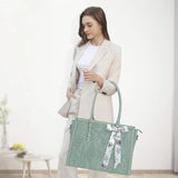 Elegant Floral Laptop Tote Bag - Julie bags