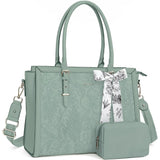 Elegant Floral Laptop Tote Bag - Julie bags