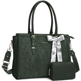 Elegant Floral Laptop Tote Bag - Julie bags