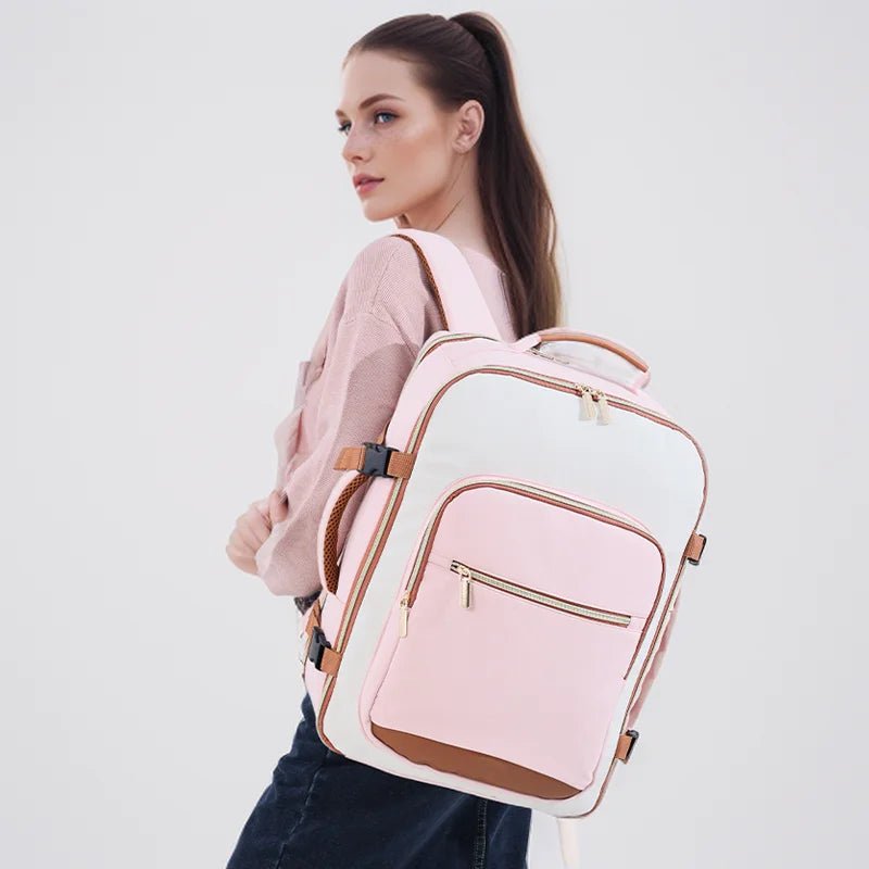 backpack with laptop compartment womens Aldo" Large Leather Women and Men 15 Stylish womens laptop backpack for work Nombongo Leather 15.6 Inch Laptop