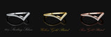 JewelryPalace 5A CZ V Half Eternity Stakable 925 Sterling Silver Wedding Band Ring for Woman Anniversary Gift Fine Jewelry - Julie bags