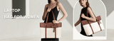 PU Leather Laptop Tote – Women’s Work Bag - Julie bags