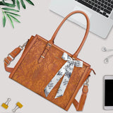 Elegant Floral Laptop Tote Bag - Julie bags