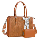 Elegant Floral Laptop Tote Bag - Julie bags