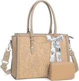 Elegant Floral Laptop Tote Bag - Julie bags