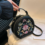 Opulent Orchid Embroidered Velvet Evening Clutch - Julie bags