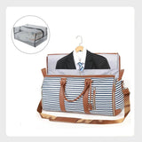 2 - in - 1 Garment Duffel Bag for Travel – Convertible Carry - On Suit Bag with Shoulder Strap - Julie bags