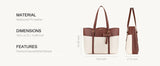 PU Leather Laptop Tote – Women’s Work Bag - Julie bags