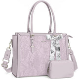 Elegant Floral Laptop Tote Bag - Julie bags