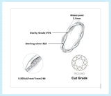 Infinity Love Moissanite Band Ring – 925 Sterling Silver Stackable Rope Design Ring for Women - Julie bags