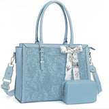 Elegant Floral Laptop Tote Bag - Julie bags