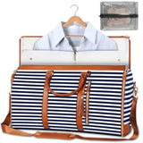 2 - in - 1 Garment Duffel Bag for Travel – Convertible Carry - On Suit Bag with Shoulder Strap - Julie bags