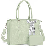 Elegant Floral Laptop Tote Bag - Julie bags