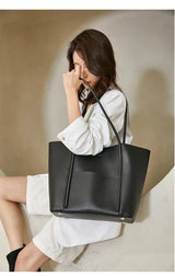 Genuine Leather Tote Bag – Women’s Work & Daily Bag - Julie bags
