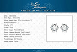 Moissanite Stud Earrings – D Color 925 Sterling Silver Classic Solitaire Earrings for Women - Julie bags