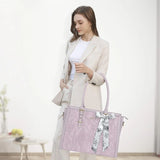 Elegant Floral Laptop Tote Bag - Julie bags