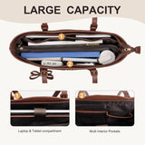 PU Leather Laptop Tote – Women’s Work Bag - Julie bags