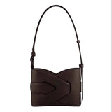 Premium Leather Interlace Shoulder Bag - Modern Luxury Handbag - Julie bags